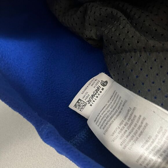 Mountain Hardwear Fleece Sweatshirt Women's M Blue Turtleneck Pockets Pullover - Picture 5 of 8